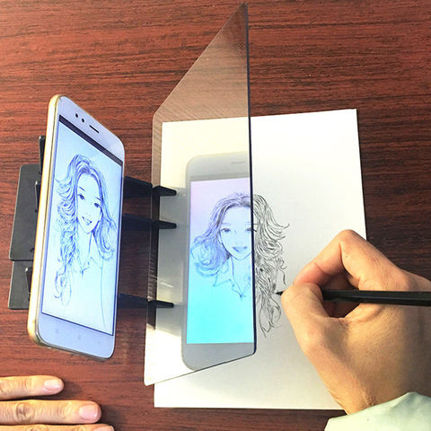 Tablero de dibujo óptico para aprender a pintar, dibujo, proyector, copia, imagen óptica, libro, pintura, artefacto, dibujo ► Foto 1/6