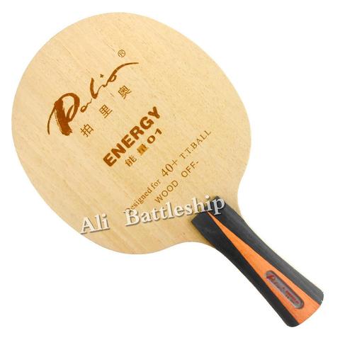 Palio-Hoja de tenis de mesa oficial energy 01, especial para más de 40 raquetas de tenis de mesa, bucle de juego y ataque rápido, madera de 3 capas ► Foto 1/6