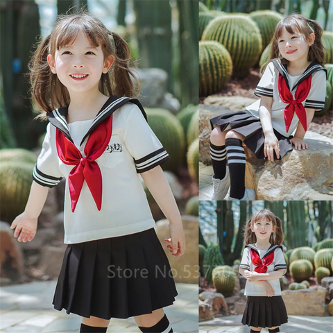 Uniforme marinero estilo japonés chicas Kawaii escuela Anime Cosplay  coreano mujeres moda JK faldas 100-160CM Navy vestido de Halloween -  Historial de precios y revisión | Vendedor de AliExpress - ReallySpecial  Store 