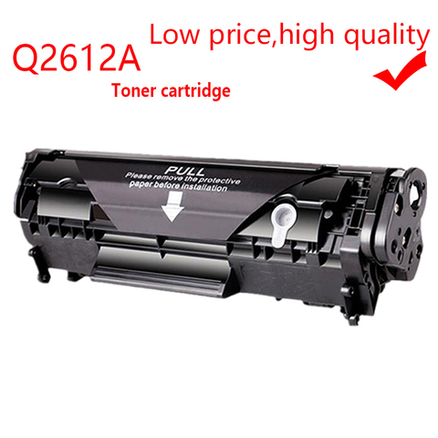 Q2612A q2612 12a 2612 cartucho de tóner 2612a para HP LaserJet 1010, 1012, 1015, 1020, 3015, 3020, 3030, 3050, 1018, 1022 1022N impresora ► Foto 1/6