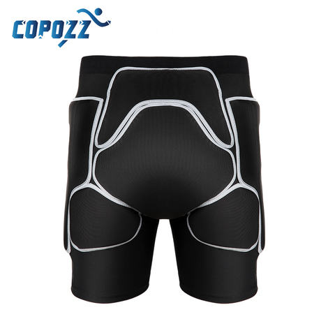 COPOZZ-equipo deportivo Unisex, pantalones cortos de protección para Snowboard, a la cadera, trasero, protección para patín de esquí, acolchados, rodilleras ► Foto 1/6