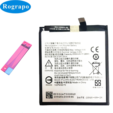 Batería de repuesto Original HE332 de 2930mAh para Sharp S2, fs8010, Aquos, S2, FS8018, S3, Mini, S3mini, acumulador de baterías de teléfonos móviles ► Foto 1/4