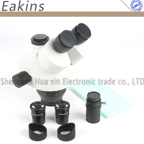 Microscopio Trinocular con Zoom continuo 7-45X, aumento Industrial para teléfono, inspección de reparación CPB ► Foto 1/1