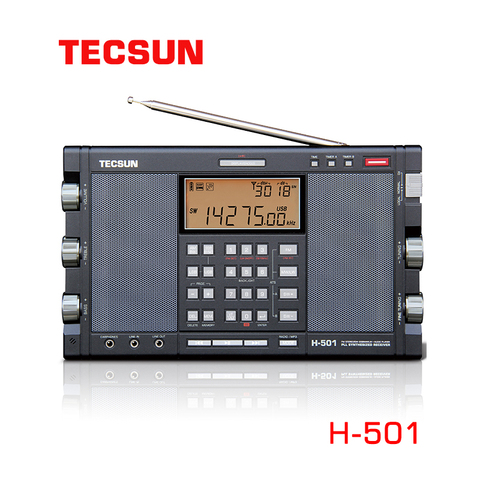 Tecsun-Radio Estéreo Portátil con Bluetooth H-501, altavoz dual de banda completa de alto rendimiento, Sintonización Digital, FM, AM, SW SSB ► Foto 1/6