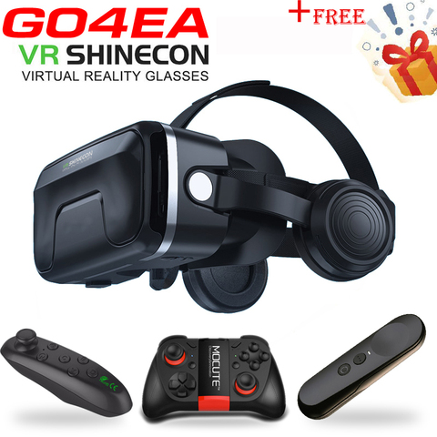 Shinecon-auriculares VR 6,0, gafas de realidad virtual 3D, cascos, caja de juego, nueva versión mejorada ► Foto 1/1