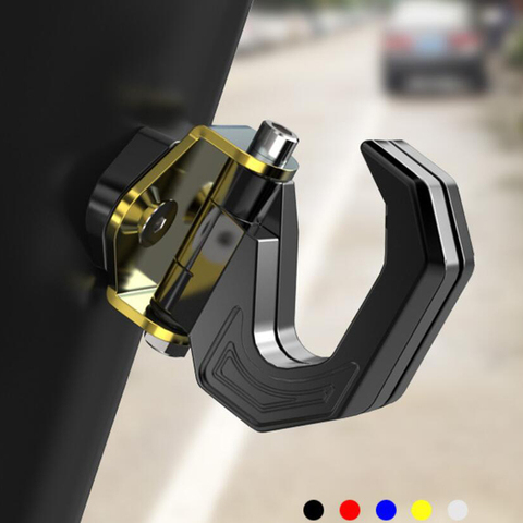 Soporte para casco de motocicleta de aleación de aluminio, Gancho Doble para equipaje de Scooter, colgador de bolsa de mano, gancho para botella con tornillo ► Foto 1/6