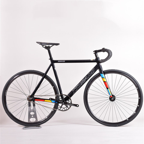 Maremo-bicicleta SNM100, piñón fijo, marco de aleación de aluminio, 49cm, 52cm, pista de marcha única, bicicleta con eje de rodamiento, frenos en V ► Foto 1/4