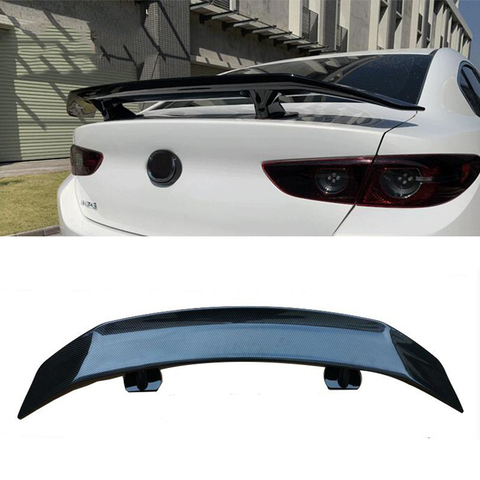 CEYUSOT para coche accesorio de spoiler nuevo Mazda 3 Mazda3 sedan 2022 de 2022 de material de ABS de alta calidad alerón trasero maletero alas GT estilo ► Foto 1/6