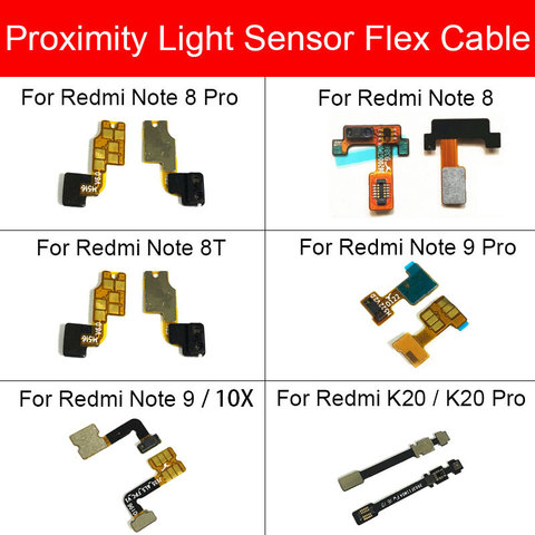 Sensor de proximidad de luz Cable de cinta flexible para Xiaomi Redmi Note 8 8T 9 10X K20 Pro Sensor de proximidad partes de Cable flexible ► Foto 1/5