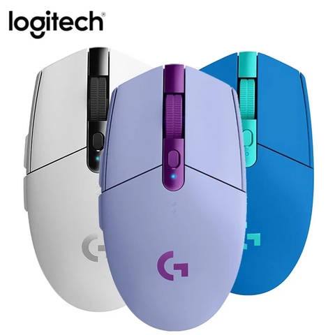 Logitech-Juegos de ordenador G304 G305 G102, ratón inalámbrico de 2,4G, ergonómico, motor de héroe, 12000DPI, para LOL, PUBG, Fortnite, Overwatch ► Foto 1/6