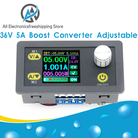 WZ3605E DC Buck Boost Converter CC CV 36V 5A módulo de potencia ajustable regulada fuente de alimentación de laboratorio voltímetro amperímetro ► Foto 1/6