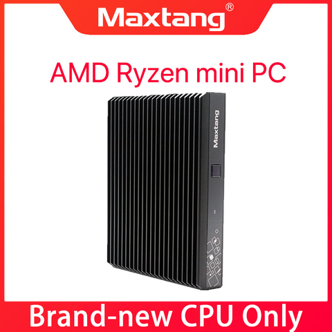 AMD-Mini PC Ryzen 2500U, ordenadores para videojuegos, nuc, Linux, Windows 10, USB-C, HDMI, DP, WiFi ► Foto 1/6
