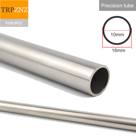 Tubo de acero inoxidable 304, tubería de precisión OD16x3mm, diámetro exterior de 16mm, espesor de pared de 3mm, diámetro interno de 10mm, tolerancia de 0,05mm ► Foto 1/5