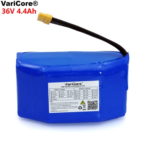 VariCore 36 V 4.4Ah 4400 mAh alto drenaje 2 ruedas scooter Eléctrico auto balance 18650 batería de litio para ajustes autoequilibrantes ► Foto 1/6