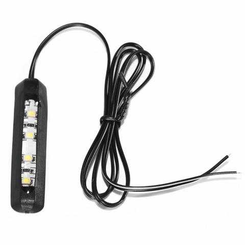 Luz Led trasera con números para coche y motocicleta, lámpara pequeña para decoración de matrícula, 12V, 4Led ► Foto 1/5