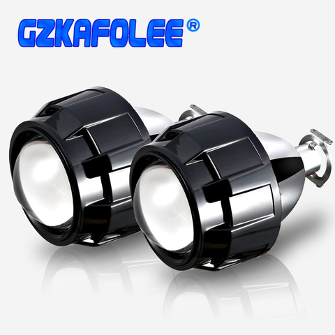 GZKAFOLEE-miniproyector de faros delanteros para coche y motocicleta, Bi Xenon Universal HID de 2,5 pulgadas para GTl H4 H7, len 9005 9006 H11 H8 HB3 ► Foto 1/6