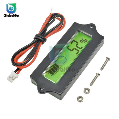 Indicador de nivel de batería para coche eléctrico, 24V, Monitor indicador de pantalla, medidor de capacidad de batería ► Foto 1/6