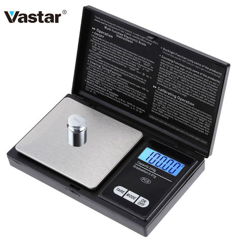 Vastar balanza Digital de cocina de alta precisión 0,01g joyería oro gramo de peso equilibrado LCD balanza electrónica de bolsillo ► Foto 1/6