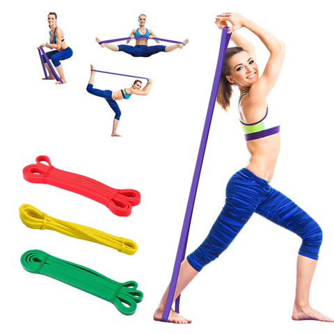 Bandas de goma para Fitness, bandas de resistencia Unisex para Yoga, gimnasio, atléticas, elásticas, expansor de bucle, equipo deportivo para ejercicio ► Foto 1/6
