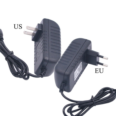 Adaptador de corriente de 5V, 6V, 8V, 9V, 10V, 12 V, 1A, 2A, 3A, adaptador de corriente de 220V a 12 V, 5, 6, 8, 9, 10, 12 V, fuente de conmutación, enchufe europeo y estadounidense, lámpara Led ► Foto 1/6