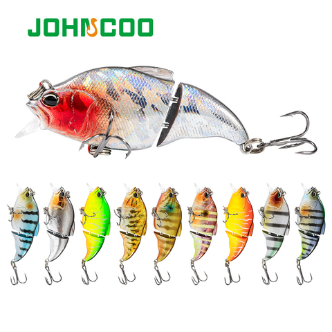 JOHNCOO 72mm Señuelos de Pesca flotante VIB vibración 10,5g cebo duro Wobblers cebos de pesca para Bass Pike perca pesca ► Foto 1/6