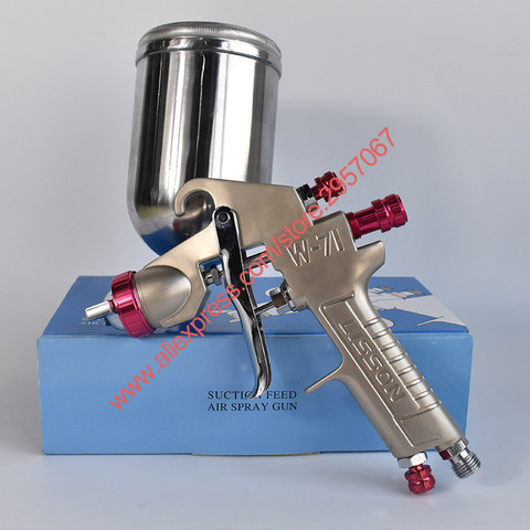 Pistola pulverizadora de alimentación a presión para muebles, herramienta de pulverización de coche, atomización de pintura superior, W-71 ► Foto 1/6