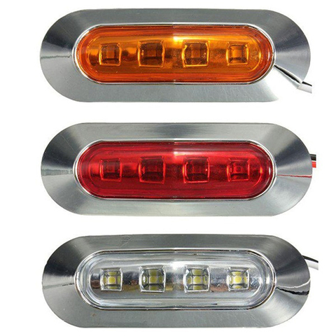 Luz exterior para camión, luces LED de posición lateral de advertencia para coche, remolque, caravana, 24V y 12v, gran oferta, 9-35v ► Foto 1/6