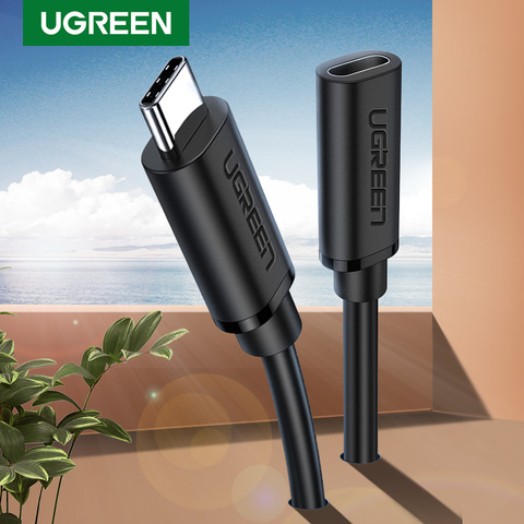 Cable de extensión UGREEN, USB C, macho a hembra, tipo C, Cable extensor Thunderbolt 3, Compatible con Nintendo Switch MacBook ► Foto 1/6