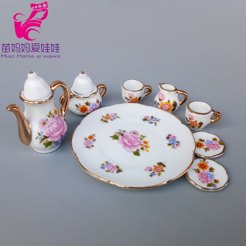 Accesorios de decoración para casa de muñecas, tazas de té de China, 1/6 BJD Ob11 Blythe, accesorios muebles para muñecas ► Foto 1/6