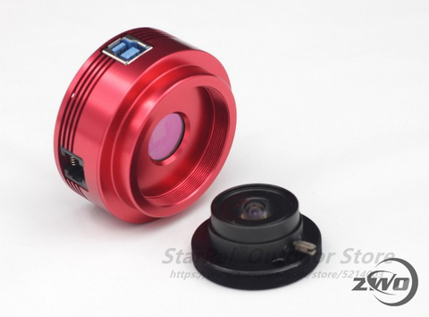 ZWO ASI120MC-S Color cámara de astronomía ASI planetario Solar Lunar imagingGuiding de alta velocidad USB3.0 ASI120MC ASI120 MC ASI 120MC ► Foto 1/5