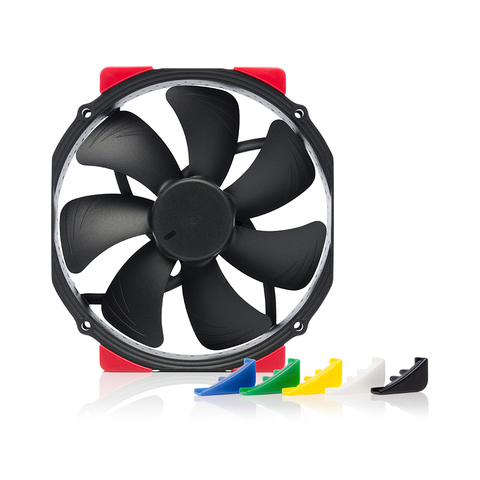 Noctua NF-A15 HS-PWM chromax negro intercambiamos ordenador ventilador de refrigeración de la CPU 140x150x25mm 12V 4PIN PWM para escritorio caso enfriador de CPU fan ► Foto 1/5