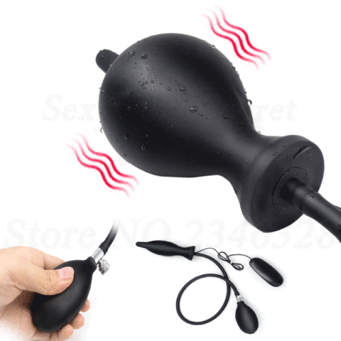 10 velocidades vibrador inflable súper tapón Anal grande gran ano vibradores consoladores de ampliable juguetes de sexo Anal para Mujeres Hombres ► Foto 1/1