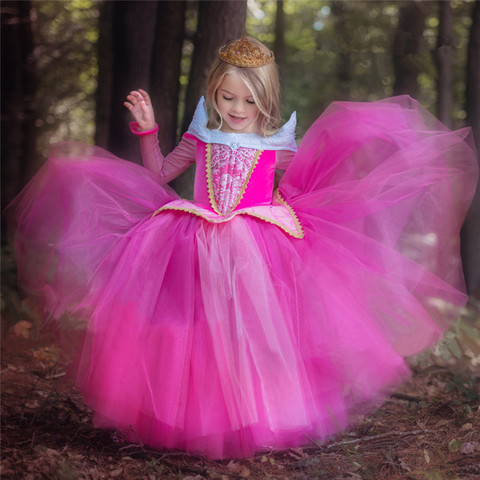 Vestido de princesa para niña, ropa de fantasía para niña, vestidos de  fiesta de Halloween, ropa de niño, vestido de fantasía de talla 4-10 años -  Historial de precios y revisión |