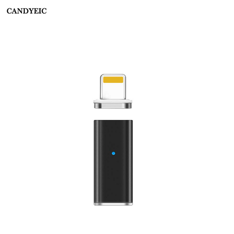 CANDYEIC-cargador magnético para móvil, adaptador magnético de carga rápida para iPhone 11 Pro Max XR XS XSMAX X 8 7 Plus 6s Plus 5 5S SE ► Foto 1/6