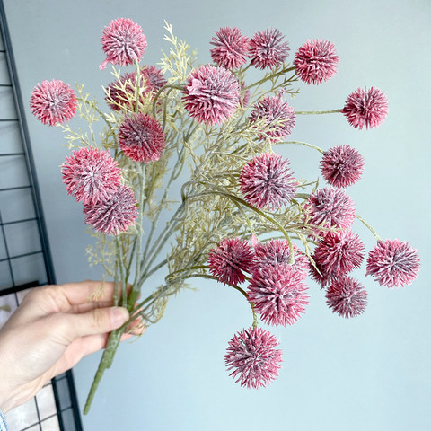 Rama de bolas de baya, flores artificiales de plástico, decoración para el hogar, sala de estar, boda, nuevas ► Foto 1/3