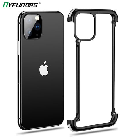 Funda de parachoques de Metal para iPhone, accesorios de marca de lujo para iPhone 12 Mini 11 Pro Max 11Pro 12Pro XS X XR 8 7 SE 2022 ► Foto 1/6