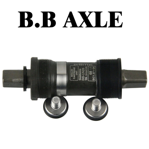 BB-UN26 B.B-eje de agujero de eje, 113mm, 118mm, 123mm, soporte inferior, eje para bicicleta de montaña, accesorios de rueda dentada ► Foto 1/5