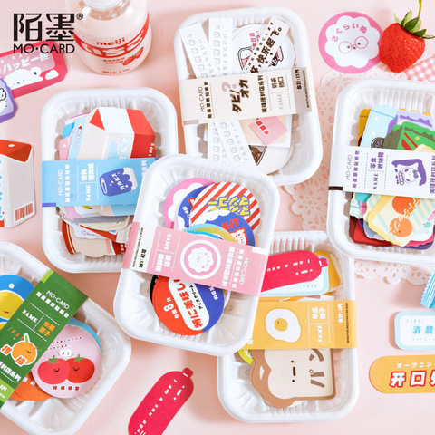 30 unids/lote Kawaii papelería pegatinas delicioso tienda diario planificador móvil decorativo pegatinas Scrapbooking DIY pegatinas ► Foto 1/4