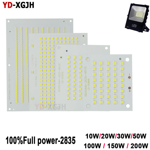 Panel de 100% LED de potencia completa PCB SMD 2835, 10W, 20W, 30W, 50W, 100W, 150W, 200W, aluminio, para plafón ► Foto 1/6