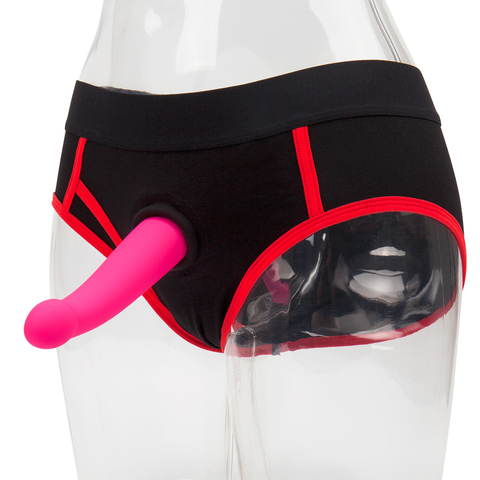 Calzoncillos eróticos sin tirantes consolador con correa para mujer, braguitas realistas para lesbianas, arnés con correa, vibrador Anal, Juguetes sexuales para adultos ► Foto 1/6