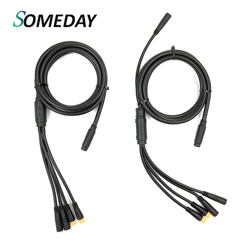 Algún día JULET 1T4/1T5 Cable impermeable 1 a 4/1 a 5 cable para Kit de conversión de bicicleta eléctrica ► Foto 1/6