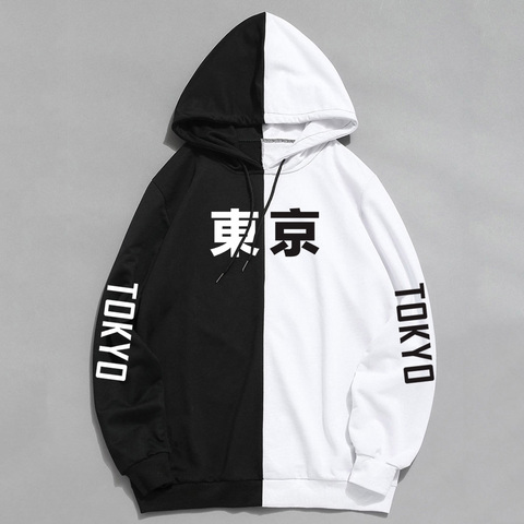 2022 NOVEDAD DE VERANO llegada Cool de la ciudad de Tokio impresión jersey de Harajuku sudaderas con capucha Hip Hop delgada Sudadera con capucha Sudadera Hombre ► Foto 1/6
