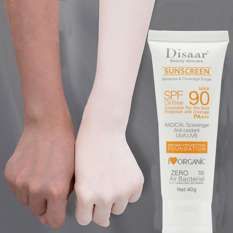 Disaar-crema solar para el cuerpo y la cara, crema solar blanqueadora, bloqueador solar, protección de la piel, antiedad, control del aceite, hidratante, fps 90 ► Foto 1/6