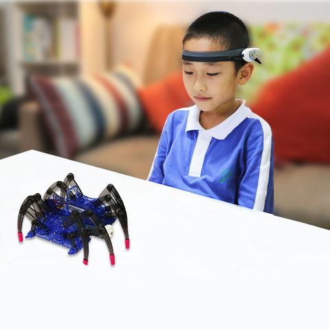 Juguetes educativos para niños, Idea de ondas de Radio cerebral, Control DIY, Spider Intelligence, Robot, juguete de detección de ondas 1 + araña ► Foto 1/6