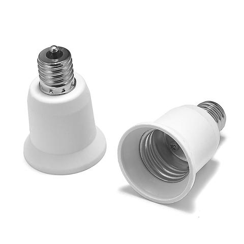 Adaptador E17 a E27 para portalámparas E17 a E26, conversor adaptador de corriente, Base de enchufe, bombilla LED, extensión de enchufe ► Foto 1/6