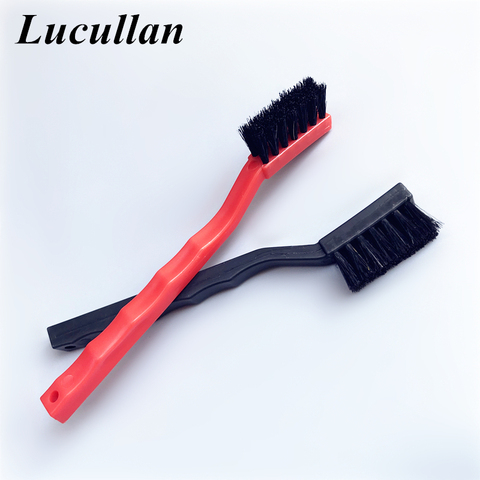 Lucullan-cepillo de cerdas portátil con mango ergonómico, 7 