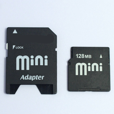 ¡Poca capacidad! Minisd-tarjeta de memoria Flash, MINI SD con adaptador gratis, 32MB, 64MB, 128MB, 256MB, 512MB ► Foto 1/5