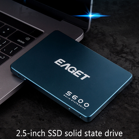 Egeet S600 SSD 128GB 256GB 512GB 2,5 pulgadas Disco Duro SATAIII HDD HD SSD ordenador portátil 1TB 2TB unidad interna de estado sólido ► Foto 1/6