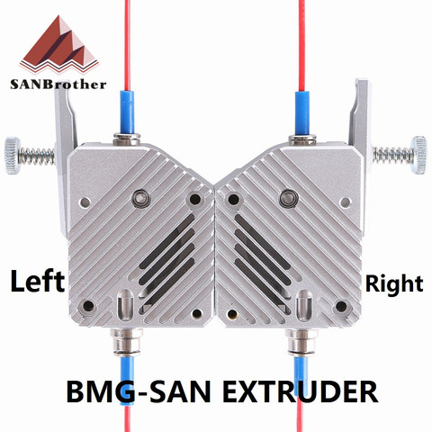 Alta calidad engranaje doble de Metal Bmg extrusor Bowden Dual extrusora para 3d impresora Mk8 Cr-10 Prusa I3 Mk3 Ender 3 ► Foto 1/6