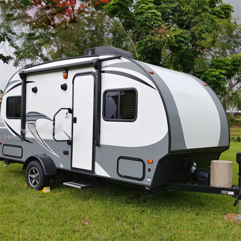 Caravana de viaje para acampar, casa móvil, cama, remolque todoterreno, 4x4 ► Foto 1/6